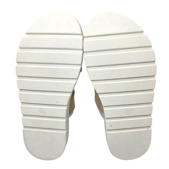 Madden NYC Flatform Sandals Adjustable Buckle Straps Women’s Size 8.5-11 Raffia - Picture 8 of 11
